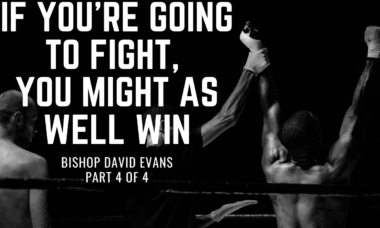 If you are going to fight, you might as well win.